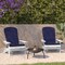 Flash Furniture White Folding Adirondack Chairs-Blue Cushions, 2PK 2-JJ-C14505-CSNBL-WH-GG - alternate 1